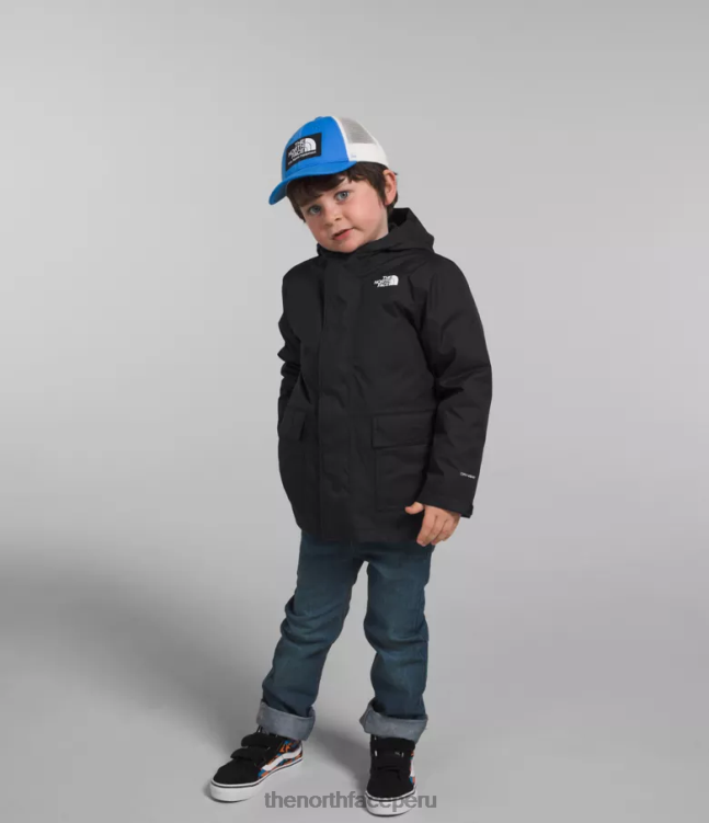 The North Face triclima norte abajo niños ropa 00TVT585 negro