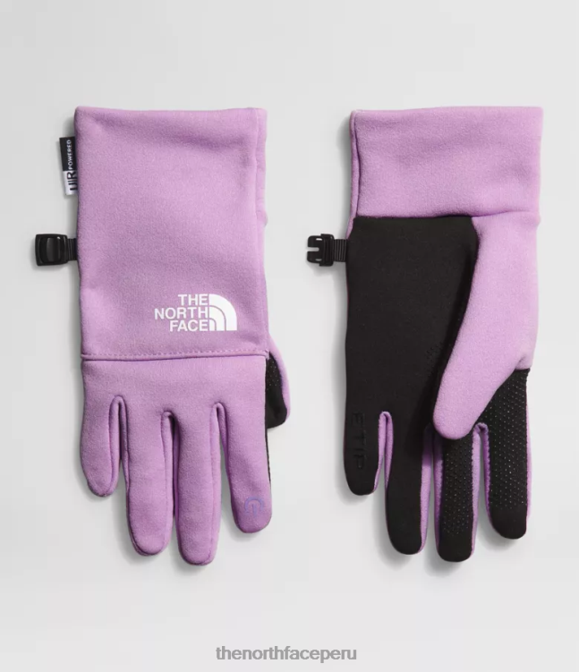 The North Face guantes etip reciclados niños accesorio 00TVT82 lupino