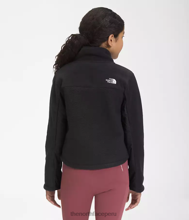The North Face chaqueta combinada de lana niños ropa 00TVT71 negro
