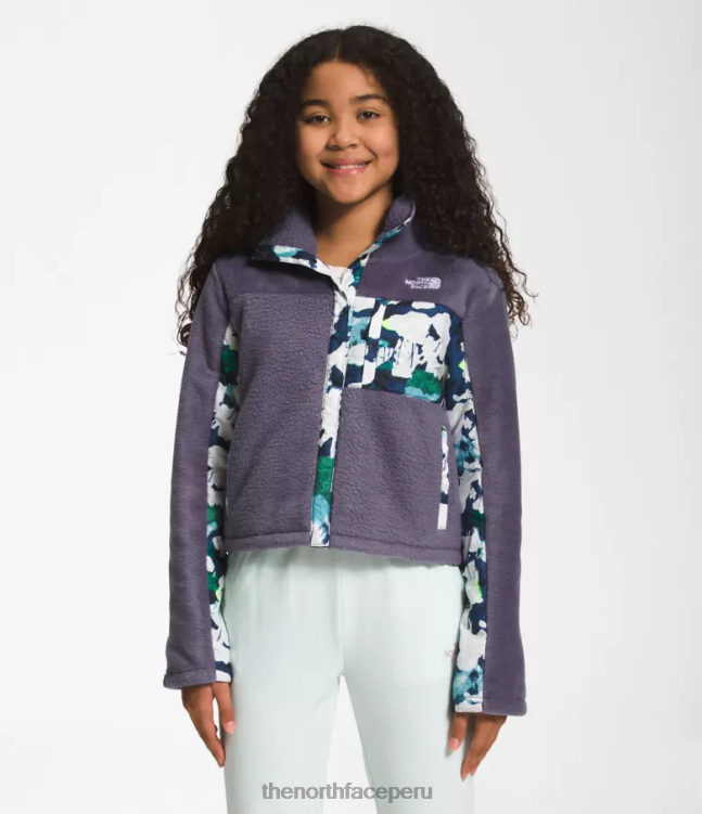 The North Face chaqueta combinada de lana niños ropa 00TVT73 pizarra lunar