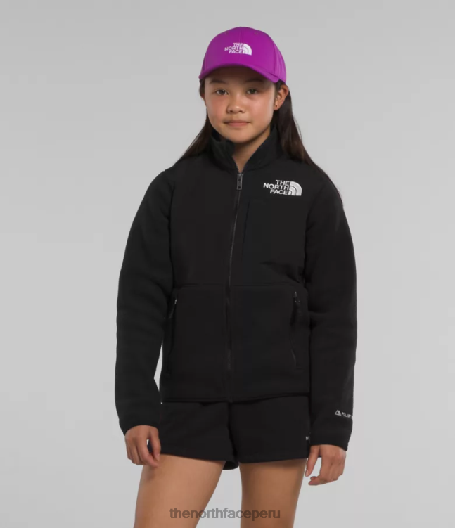 The North Face chaqueta denali niños ropa 00TVT582 negro