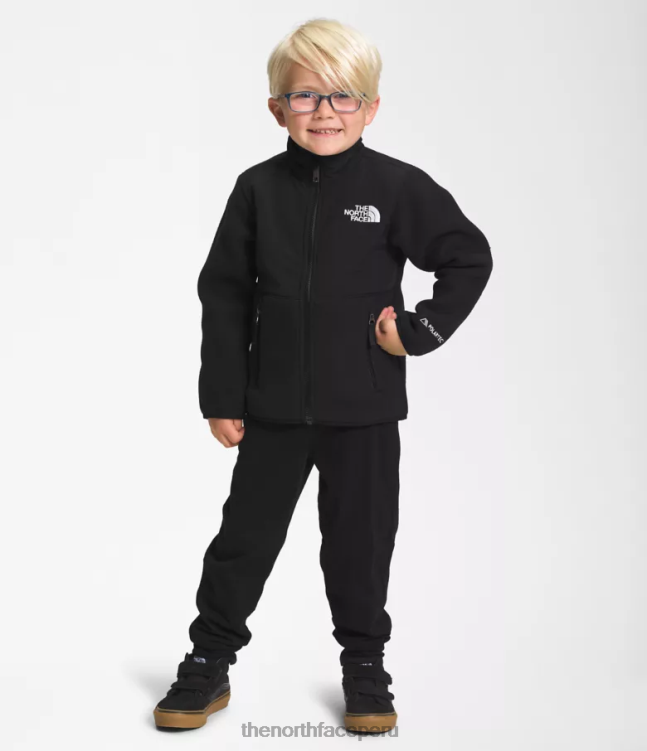 The North Face chaqueta denali niños ropa 00TVT987 negro