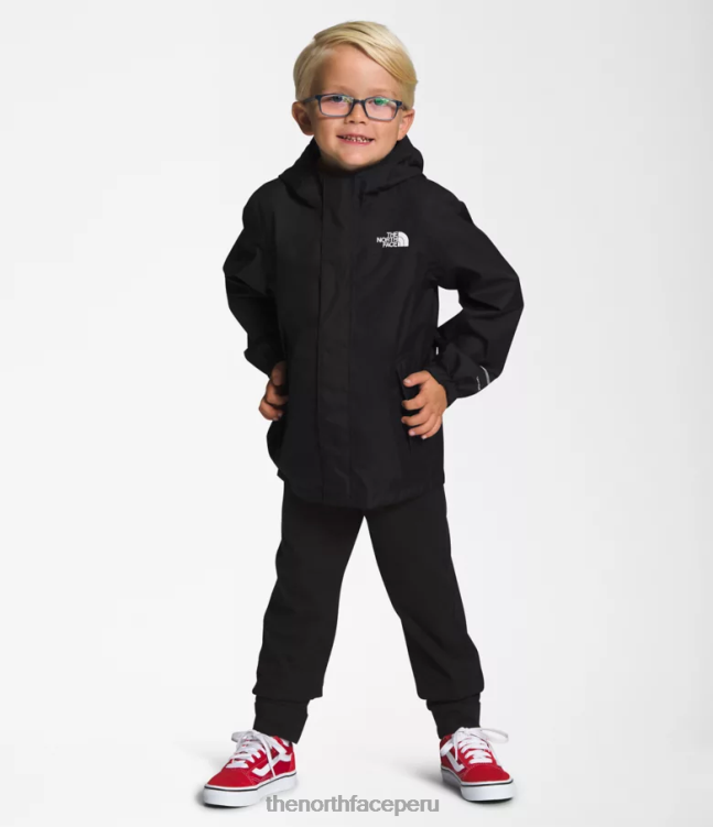 The North Face chaqueta de lluvia anora niños ropa 00TVT84 negro