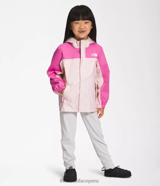 The North Face chaqueta de lluvia anora niños ropa 00TVT85 rosa purísimo