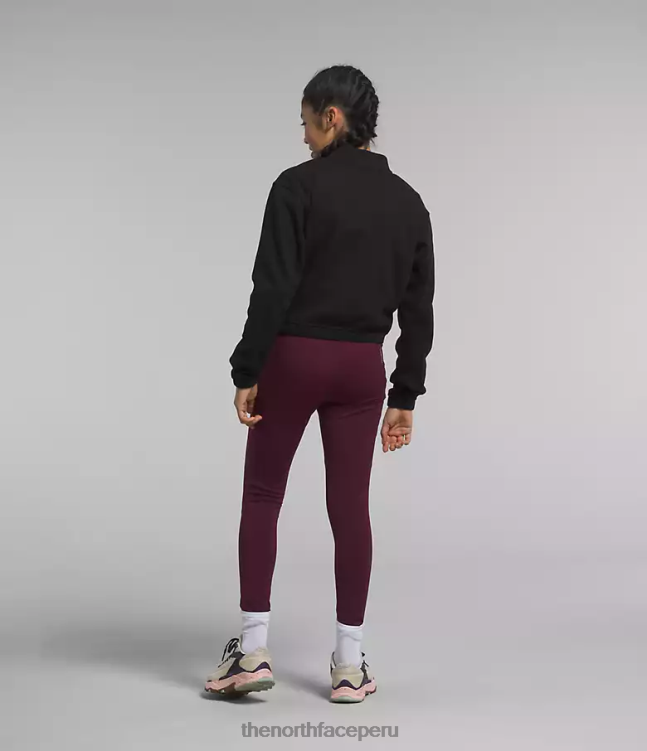 The North Face acogedora chaqueta de polar de ensueño con cremallera completa niños ropa 00TVT985 tnf brezo negro