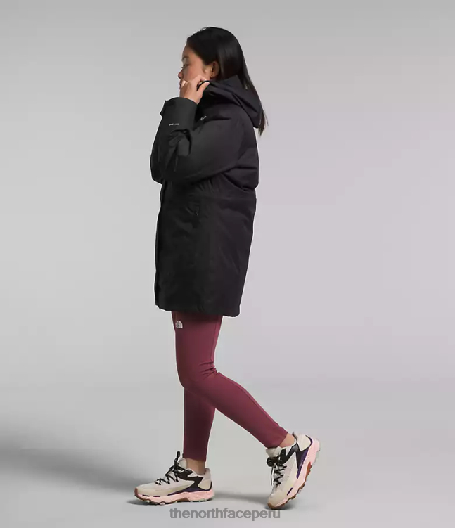 The North Face triclima norte abajo niños ropa 00TVT578 negro