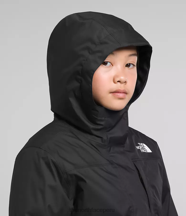 The North Face triclima norte abajo niños ropa 00TVT578 negro