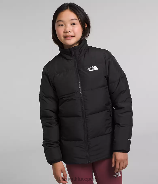 The North Face triclima norte abajo niños ropa 00TVT578 negro