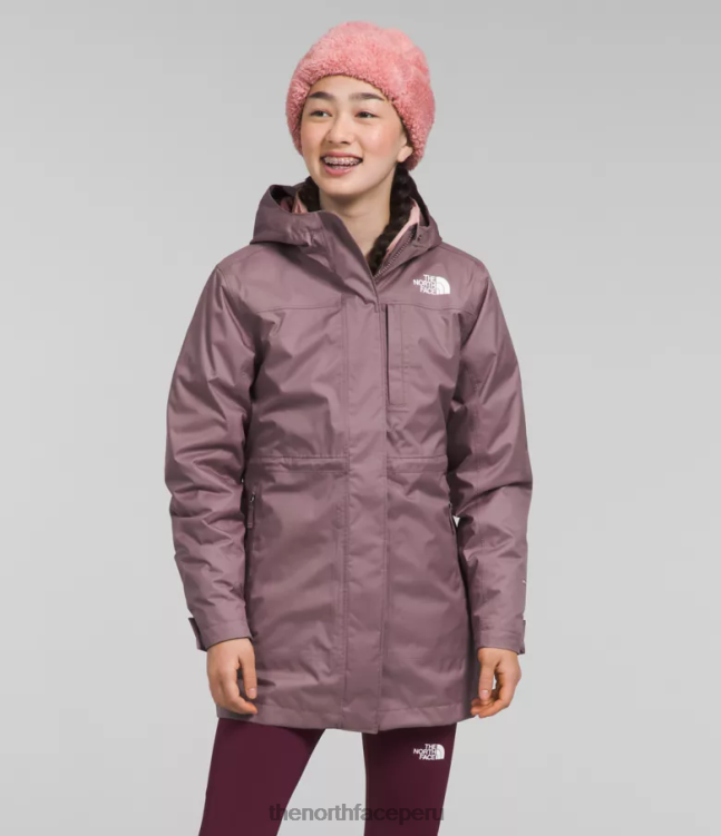 The North Face triclima norte abajo niños ropa 00TVT579 gris leonado