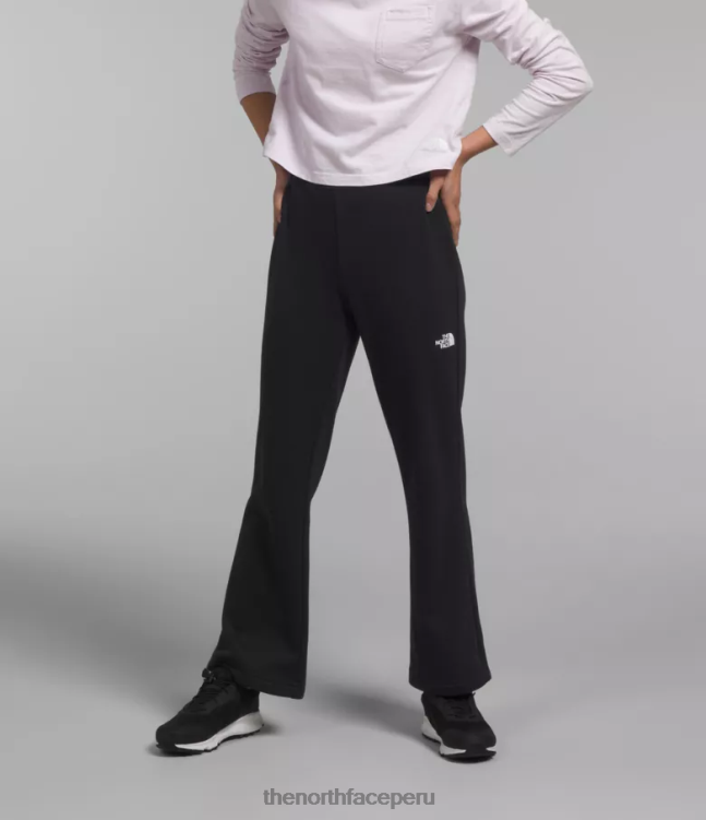 The North Face pantalones anchos de polar de ensueño acogedor niños ropa 00TVT268 tnf brezo negro