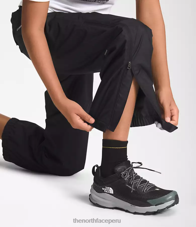 The North Face pantalones de lluvia antora niños ropa 00TVT269 negro