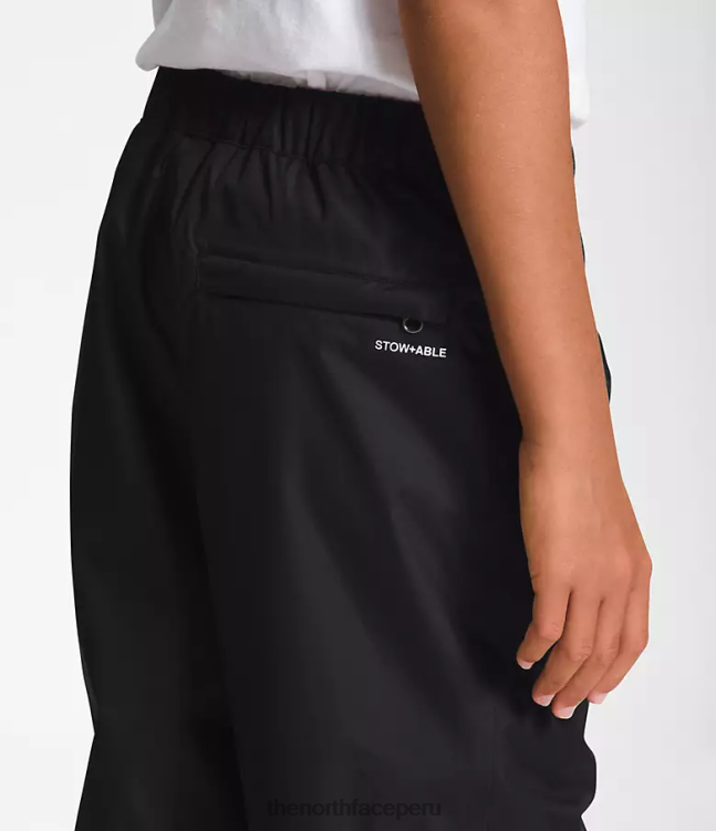 The North Face pantalones de lluvia antora niños ropa 00TVT269 negro