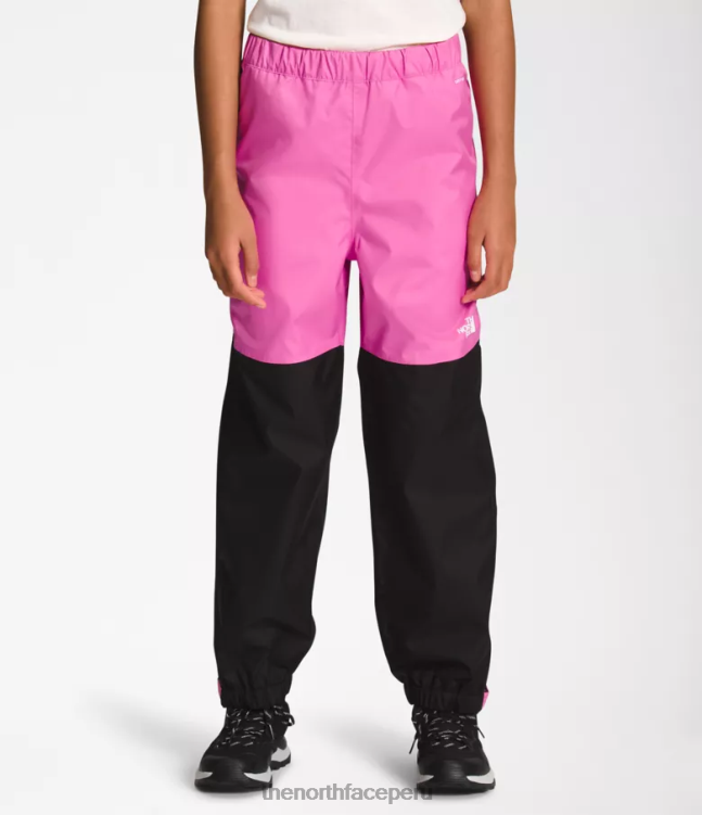 The North Face pantalones de lluvia antora niños ropa 00TVT270 súper rosa