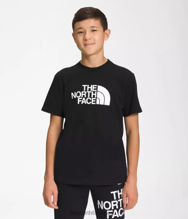 The North Face camiseta gráfica de manga corta niños ropa 00TVT1055 tnf negro/tnf blanco