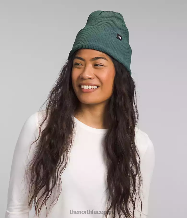 The North Face gorro urbano con puños unisexo accesorio 00TVT561 sabio oscuro