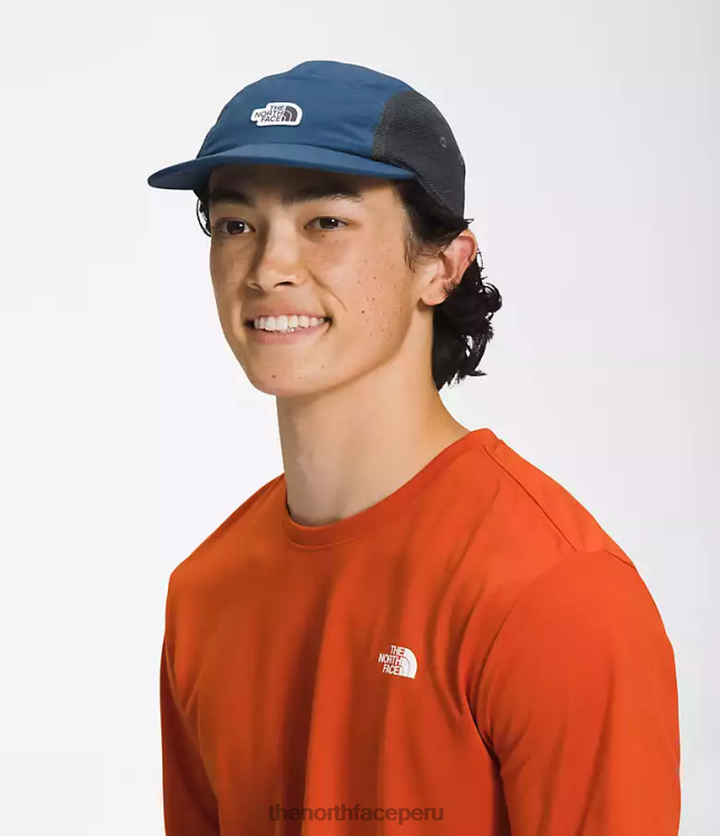 The North Face sombrero de campamento clase v unisexo accesorio 00TVT1222 azul sombreado/gris asfalto